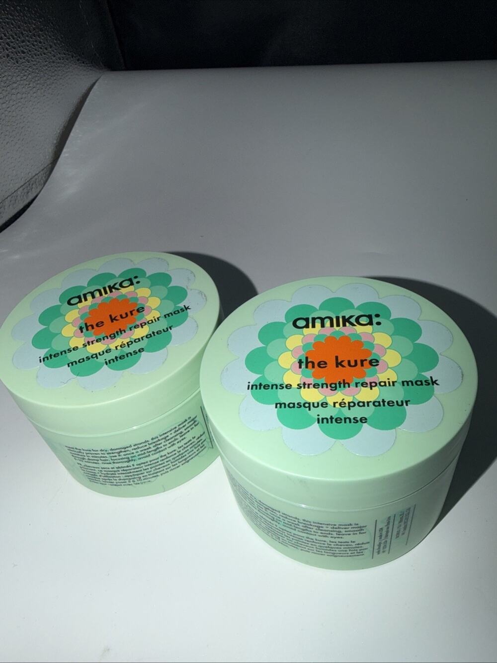 Amika The Kure Intense Strength Repair Mask Hair Moisture New 8.4 oz 2 Pack